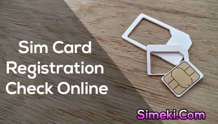 sim registration check online